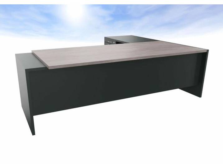 Chefbürotisch Chefschreibtisch Kombination Pendo Prima Design TDPC Auswahl Farbe Optionen von BLA-Büro-Liebt-Ausstattung