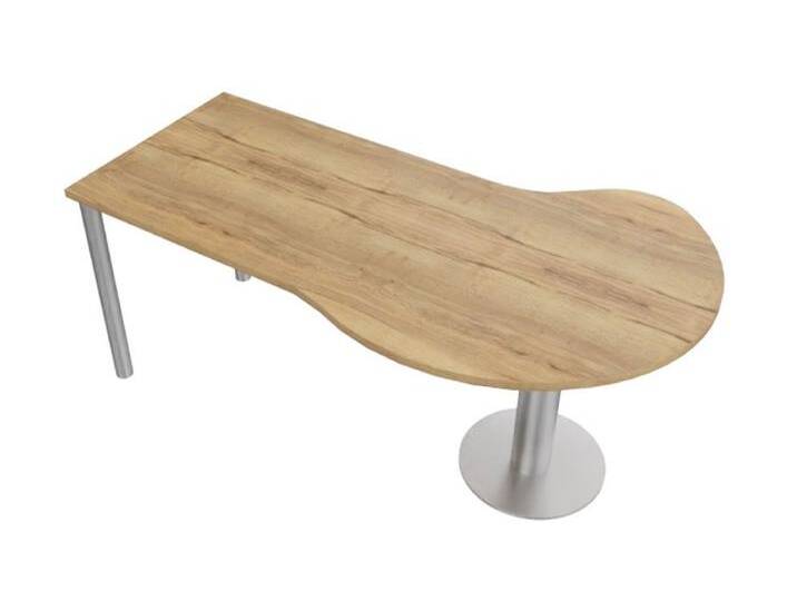 Chefbürotisch Chefschreibtisch Pendo Rondo Stil Design Besucherrundung 2 Auswahl Farbe Größe Optionen von BLA-Büro-Liebt-Ausstattung