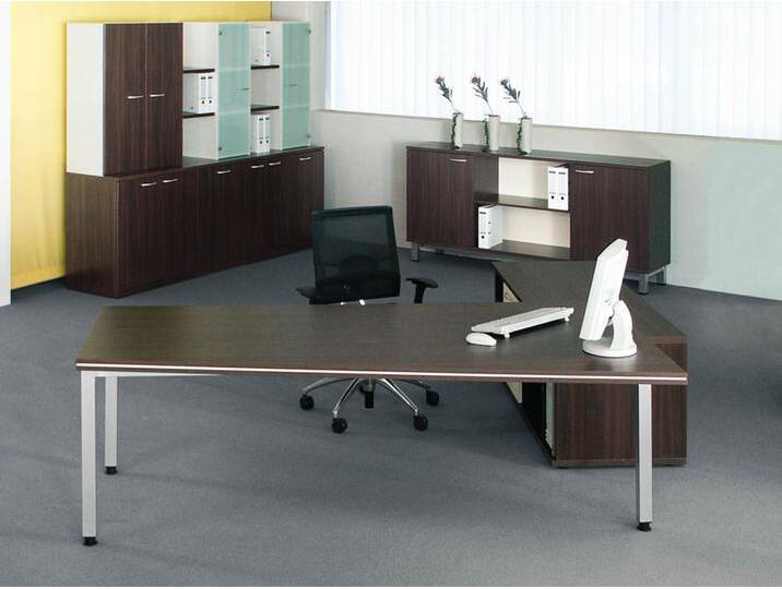 Chefbürotisch Chefschreibtisch Sideboard Kommode Kombination Pendo Alpha One Auswahl Farbe Große Optionen von BLA-Büro-Liebt-Ausstattung