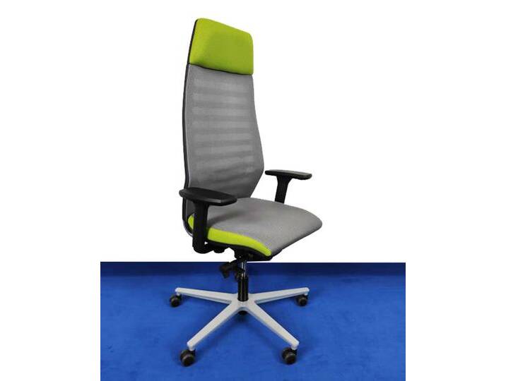Chefsessel Bürosessel Drehsessel Rovo Chair R12 6070 Netzlehne Ergo Balance Runner grau grün Top Vor-Ort-Artikel von BLA-Büro-Liebt-Ausstattung