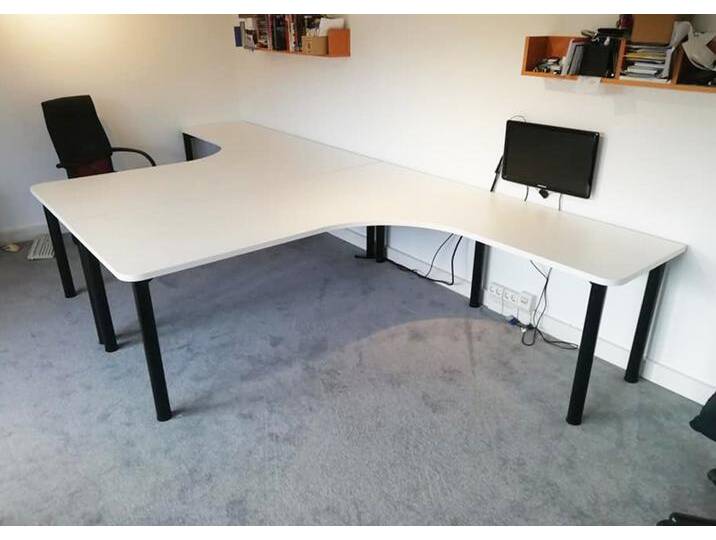 Doppel Bürotisch Schreibtisch Pendo Rondo L-Form A Auswahl Farbe Optionen Größe von BLA-Büro-Liebt-Ausstattung