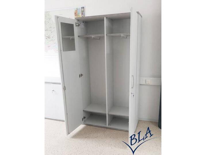 Doppel-Kleiderschrank Garderobenschrank Pendo Vari Edo 5 OH 100 x 189 cm Auswahl Farbe Optionen von BLA-Büro-Liebt-Ausstattung