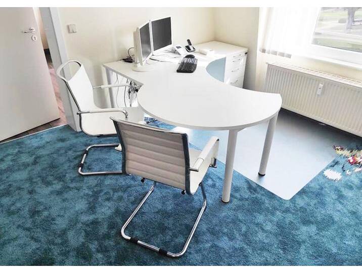 Eck-Bürotisch Schreibtisch Pendo Rondo L-Form Design Beratertisch TC Auswahl Farbe Optionen von BLA-Büro-Liebt-Ausstattung