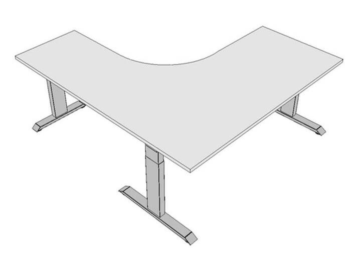 Eck-Bürotisch Schreibtisch elektrisch höhenverstellbar Pendo Infinity L-Form A Auswahl Farbe Größe Optionen von BLA-Büro-Liebt-Ausstattung