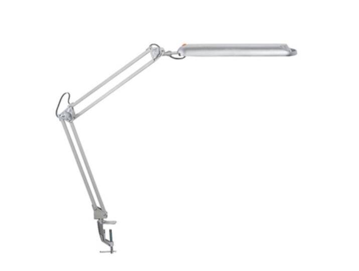 LED-Design Tischleuchte Tischlampe Maul Atlantic silber Klemmfuss Top Vor-Ort-Artikel von BLA-Büro-Liebt-Ausstattung