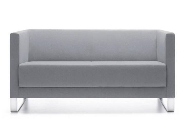 Loungesofa Clubsofa Van Cover Lite 2 1-2 Sitzer Kufe Auswahl Farbe Optionen von BLA-Büro-Liebt-Ausstattung