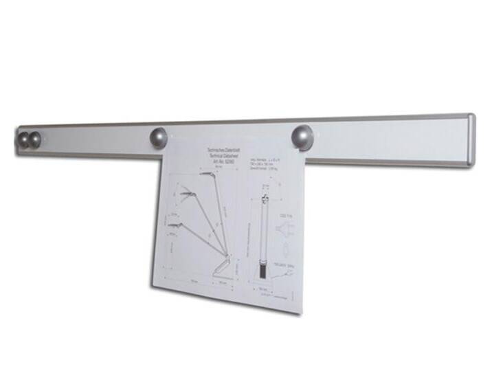 Magnet-Wandschiene Profi Design silber von BLA-Büro-Liebt-Ausstattung