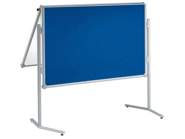 Präsentationstafel Profi klappbar Textil blau Whiteboard von BLA-Büro-Liebt-Ausstattung