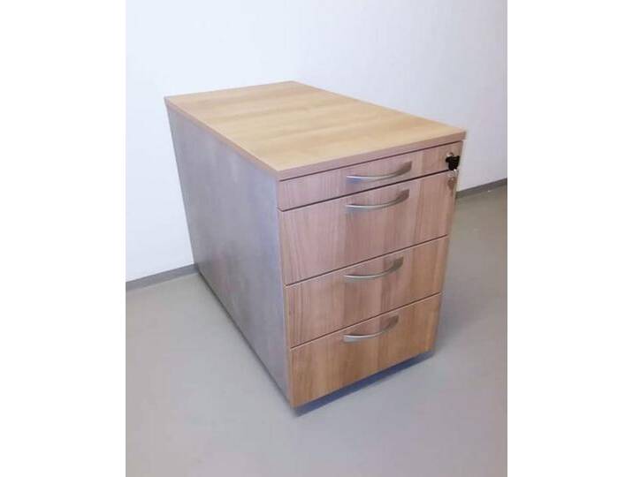Rollcontainer Pendo Orga-Tec EC 3 Schubladen 80 cm tief Auswahl Farbe Optionen von BLA-Büro-Liebt-Ausstattung