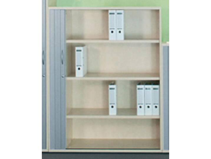 Rolltürenschrank Highboard Pendo Vari Edo 4 OH 140 H 154 cm Auswahl Farbe Optionen von BLA-Büro-Liebt-Ausstattung