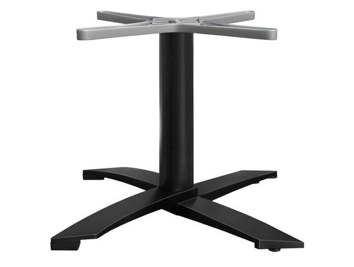 Säulen-Beistelltisch Couchtisch Gestell Pendo X-Line Design 370 mm schwarz von BLA-Büro-Liebt-Ausstattung