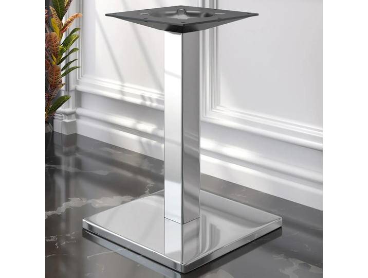 Säulen-Besprechungstisch Gästetisch Gestell Pendo Quadrat Design 720 mm Edelstahl von BLA-Büro-Liebt-Ausstattung