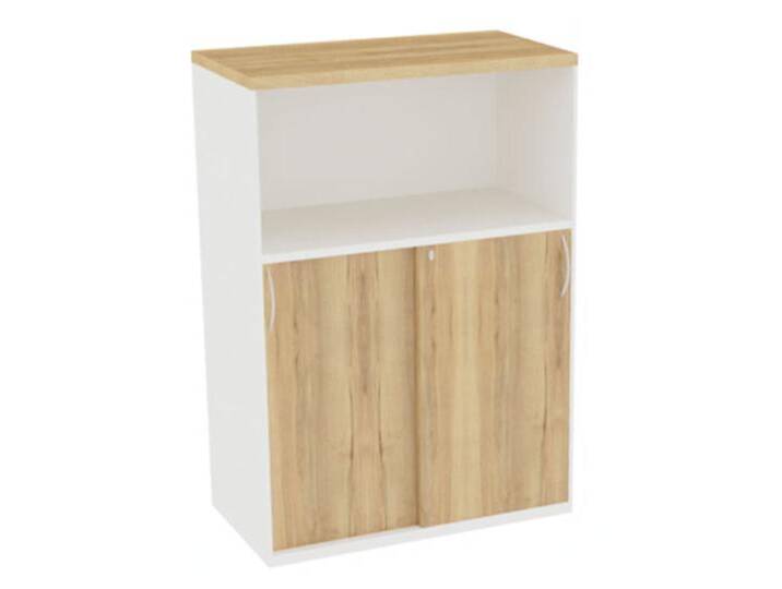 Schiebetürenschrank Regal Highboard Kommode Pendo Vari Edo 3 OH 80 H 115 cm Auswahl Farbe Optionen von BLA-Büro-Liebt-Ausstattung