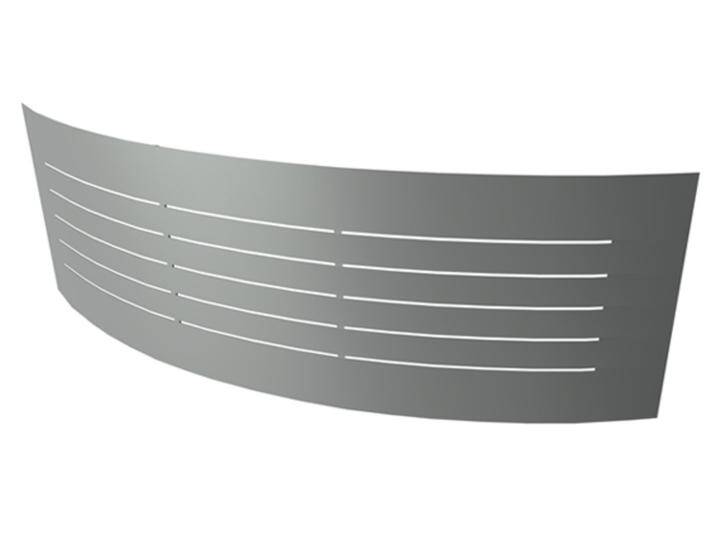 Sichtblende Tischblende Pendo Metall gebogen LG 80-99 x 50 cm Auswahl Farbe Optionen von BLA-Büro-Liebt-Ausstattung