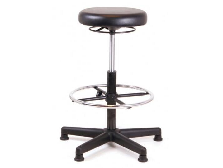 Stehhocker Bürohocker Chairsupply 335 Kunstleder schwarz von BLA-Büro-Liebt-Ausstattung