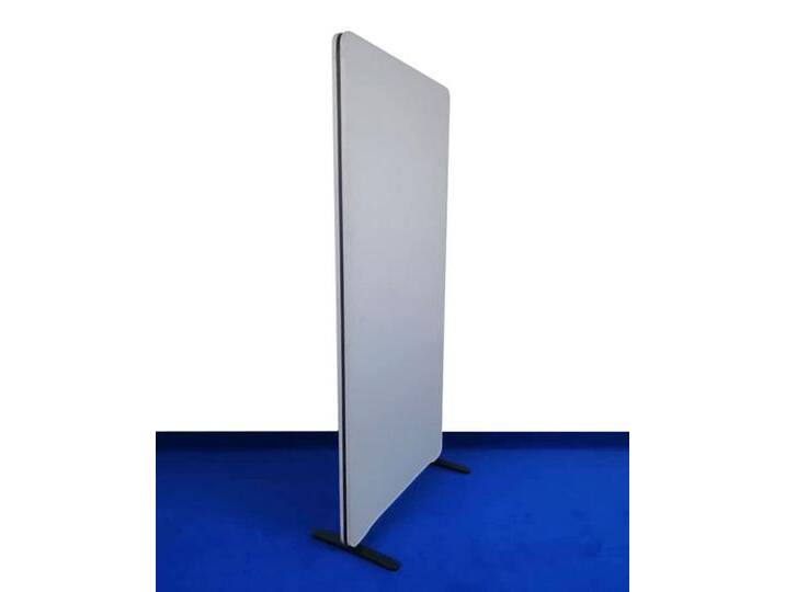 Stellwand Trennwand Raumteiler Lintex Edge Akustik Stoff Extreme hellgrau 80 x 165 cm Vor-Ort-Artikel von BLA-Büro-Liebt-Ausstattung