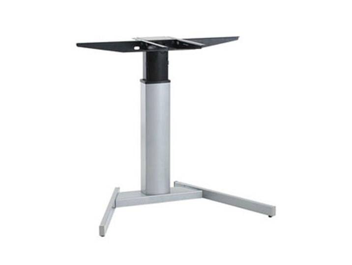 Tischgestell elektrisch höhenverstellbar Elektro 2 Single Alu silber von BLA-Büro-Liebt-Ausstattung