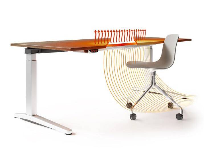 Tischheizung Tischventilator Tischklima Carbon Heater von BLA-Büro-Liebt-Ausstattung