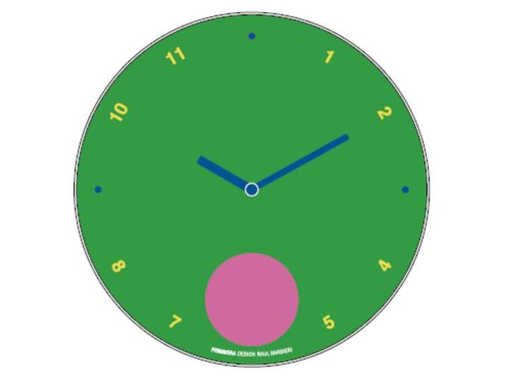 moderne Wanduhr Rexite Milano Appuntamento grün Top Vor-Ort-Artikel von BLA-Büro-Liebt-Ausstattung