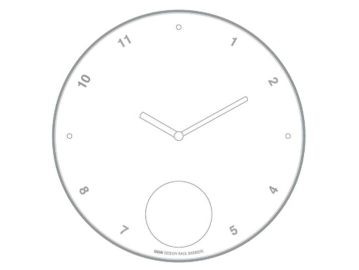 moderne Wanduhr Rexite Milano Appuntamento schneeweiß Top Vor-Ort-Artikel von BLA-Büro-Liebt-Ausstattung