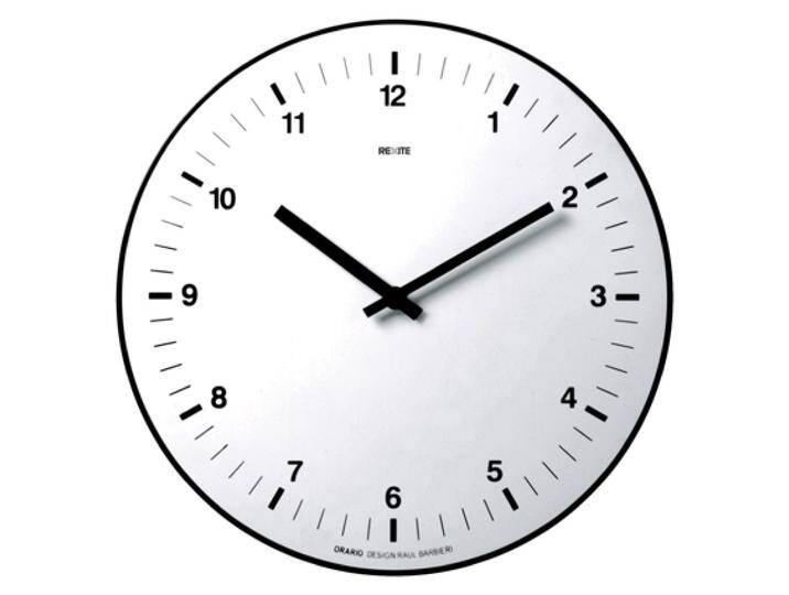 moderne Wanduhr Zeitig weiss schwarz Top-Vor-Ort-Artikel von BLA-Büro-Liebt-Ausstattung