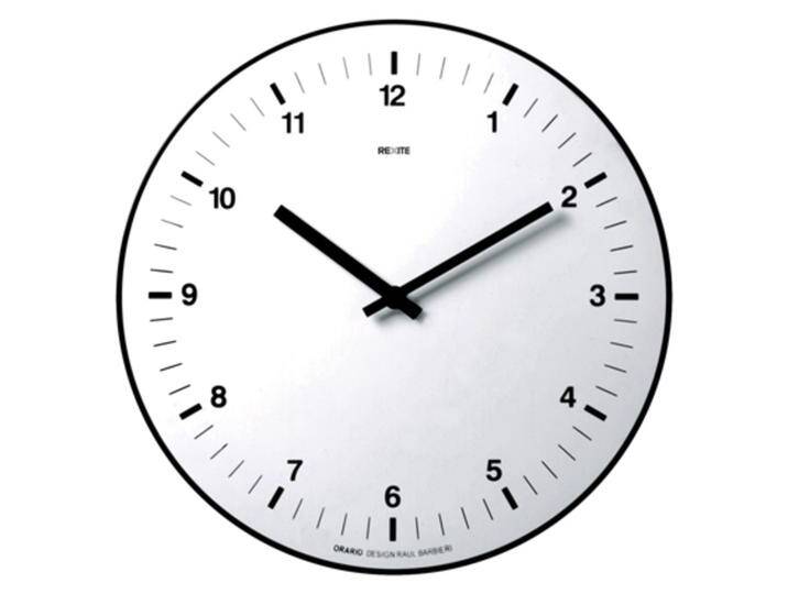 moderne Wanduhr Zeitig weiss schwarz von BLA-Büro-Liebt-Ausstattung