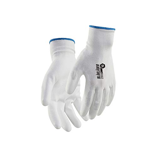 BLÅKLÄDER Blaklader 2900145310008 PU-Getauchte Arbeitshandschuhe, Weiß, Größe 8 von BLÅKLÄDER