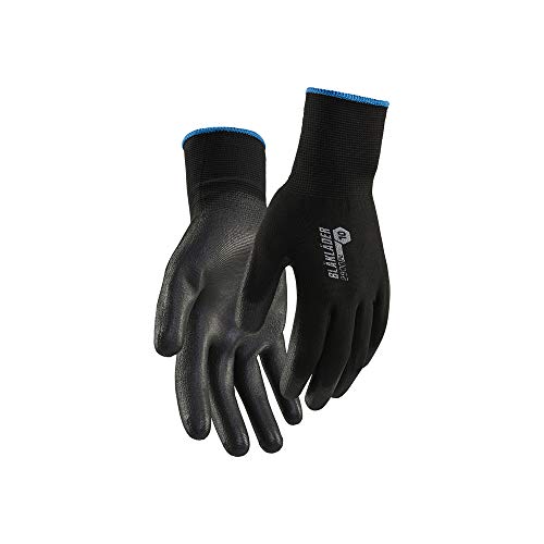 BLÅKLÄDER Blaklader 2900145399009 PU-Getauchte Arbeitshandschuhe, Schwarz, Größe 9 von BLÅKLÄDER