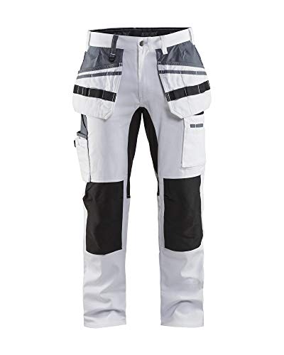 BLÅKLÄDER Maler Arbeitshose 19101000 für Herren Weiß/Schwarz Malerhose Größe C46 BLÅKLÄDER Maler Arbeitshose 19101000 für Herren Weiß/Schwarz Malerhose Größe C46 von BLÅKLÄDER