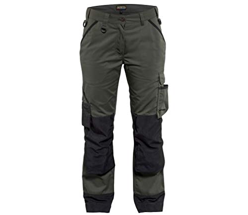 Blåkläder 71541835 Damen Garten Hosen, Armee-Grün / Schwarz, C34 von BLÅKLÄDER