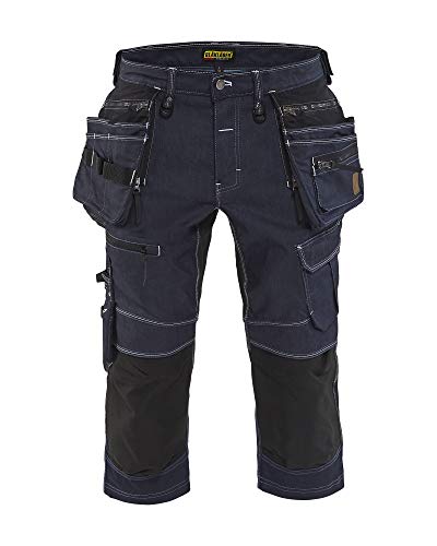 Blåkläder Handwerker Hosen Strech X1900, in Cordura® Denim-Stretch, Marineblau/ Schwarz C52 von BLÅKLÄDER