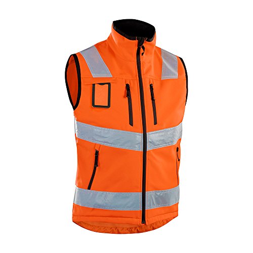 Blaklader 30492517 HOCHVISKOSE SOFTSHELL-WESTE, Orange, grootte XL von BLÅKLÄDER