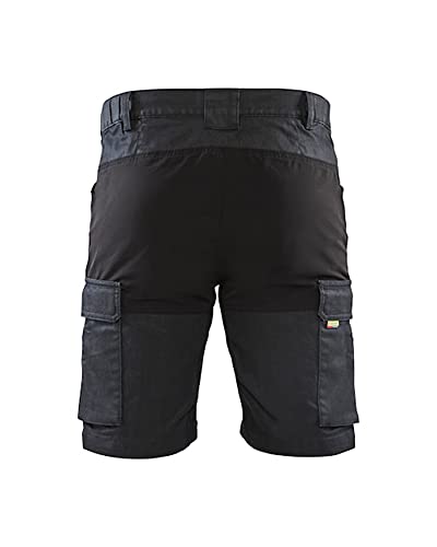 Blaklader 143711478999C58 Service Shorts mit Stretch, Marineblau/Schwarz, Größe C58 von BLÅKLÄDER