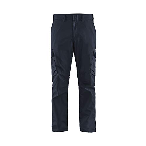 Blaklader 144418328699D132 Industrie Stretch Arbeitshose, Dunkelmarine/Schwarz, Größe D132 von BLÅKLÄDER