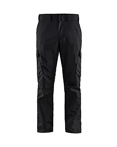 Blaklader 144418329900C56 Industrie Stretch Arbeitshose, Schwarz, Größe C56 von BLÅKLÄDER