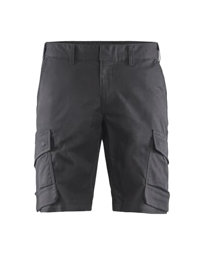 Blaklader 144618329699C54 Industrie Stretch Shorts, Mittelgrau/Schwarz, Größe C54 von BLÅKLÄDER