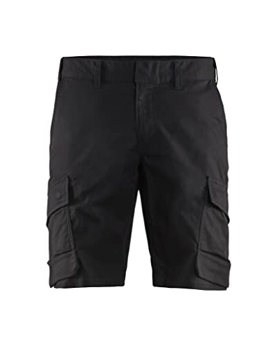 Blaklader 144618329900C60 Industrie Stretch Shorts, Schwarz, Größe C60 von BLÅKLÄDER