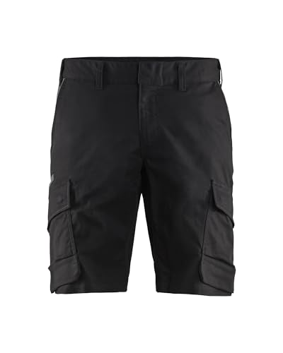 Blaklader 144618329998C50 Industrie Stretch Shorts, Schwarz/dunkelgrau, Größe C50 von BLÅKLÄDER