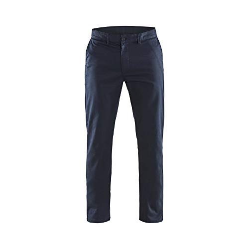 Blaklader 146518308600D112 Stretch Chinohose, Dunkles Marineblau, Größe D112 von BLÅKLÄDER