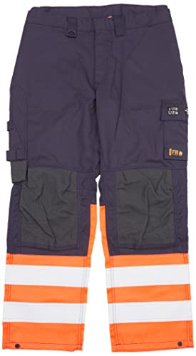 Blaklader 148815138953C54 Multinorm Inhärent Arbeitshose, Marineblau/Orange, Größe C54 von BLÅKLÄDER