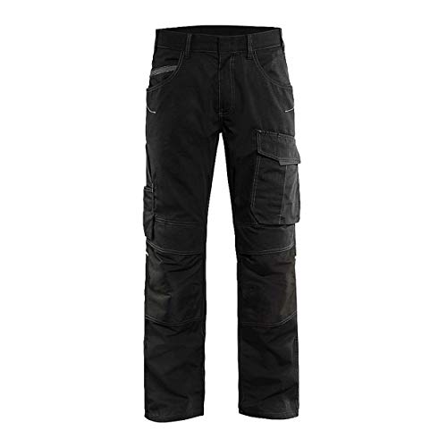 Blaklader 14951330 Service Shorts mit Nageltaschen, Schwarz/dunkelgrau, grootte D120 von BLÅKLÄDER