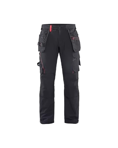 Blaklader 152216459956D92 4-Wege Stretch Handwerker Arbeitshose, Schwarz/Rot, Größe D92 Blaklader 152216459956D92 4-Wege Stretch Handwerker Arbeitshose, Schwarz/Rot, Größe D92 von BLÅKLÄDER
