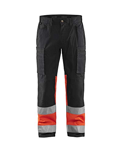 Blaklader 155118119955C64 Arbeitshose mit Stretch, Schwarz/High Vis Rot, Größe C64 Blaklader 155118119955C64 Arbeitshose mit Stretch, Schwarz/High Vis Rot, Größe C64 von BLÅKLÄDER