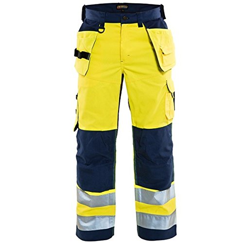 Blaklader 15651811 Belüftete Hochsichthose, Gelb/Marine, grootte D116 Blaklader 15651811 Belüftete Hochsichthose, Gelb/Marine, grootte D116 von BLÅKLÄDER