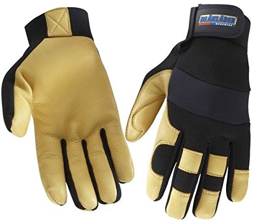 Blaklader 22393923 MIT ARBEITSHANDSCHUHEN GEFÜTTERTES LEDER, Schwarz/Gelb, grootte 11 Blaklader 22393923 MIT ARBEITSHANDSCHUHEN GEFÜTTERTES LEDER, Schwarz/Gelb, grootte 11 von BLÅKLÄDER