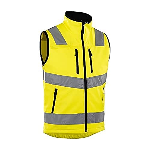 Blaklader 30492517 HOCHVISKOSE SOFTSHELL-WESTE, Gelb, grootte 4XL von BLÅKLÄDER
