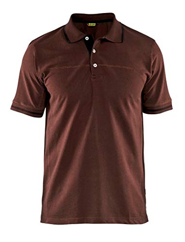 Blaklader 33891050 POLO-HAUSHIRT , Braun / Schwarz, grootte XS von BLÅKLÄDER
