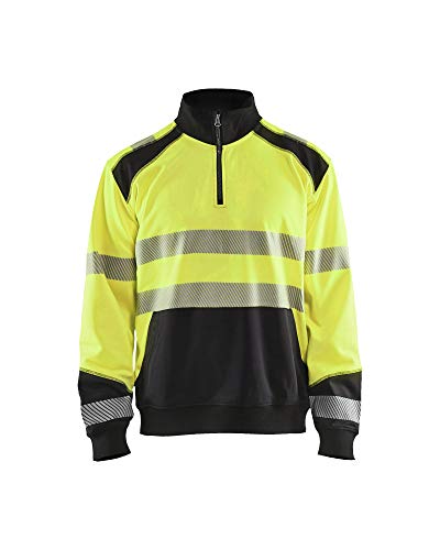Blaklader 35562528 HOCHVISKOSES SWEATSHIRT MIT HALBEM REIßVERSCHLUSS, gelb/ schwarz, grootte M Blaklader 35562528 HOCHVISKOSES SWEATSHIRT MIT HALBEM REIßVERSCHLUSS, gelb/ schwarz, grootte M von BLÅKLÄDER