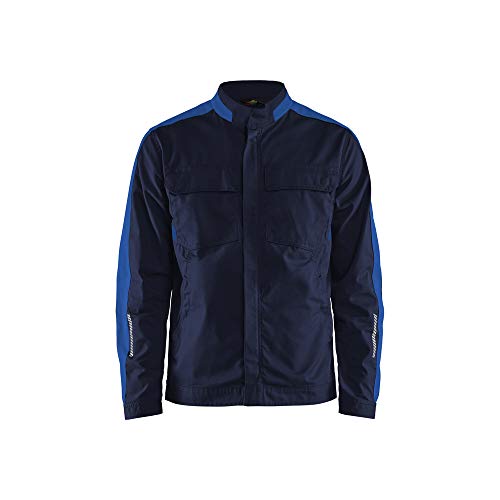 Blaklader 444418328985L Stretch Industrie Jacke, Marineblau/Kornblume, Größe L von BLÅKLÄDER