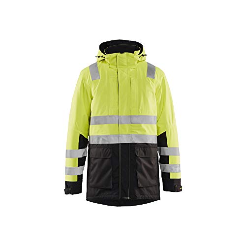 Blaklader 449519873399XL Winterparka, High Vis Gelb/Schwarz, Größe XL von BLÅKLÄDER